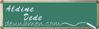 Aldine Dede Visitenkarte